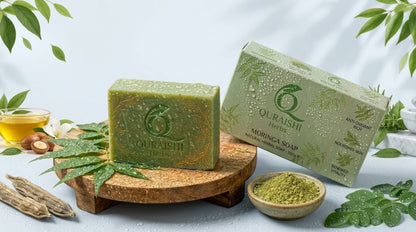 Quraishi Herbs Moringa Soap - Natural Herbal Soap 100g