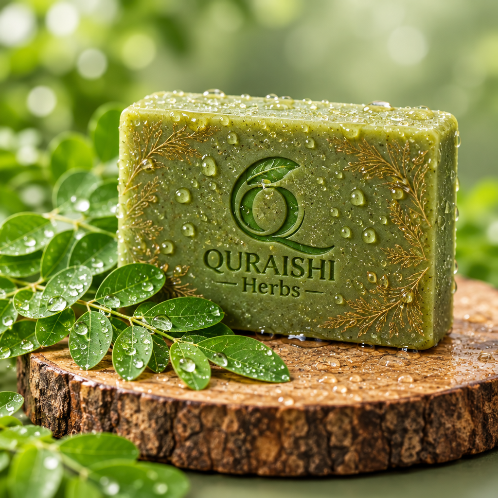 Moringa Soap Close-up