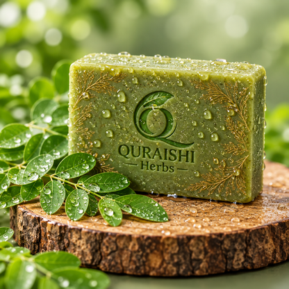 Moringa Soap Close-up